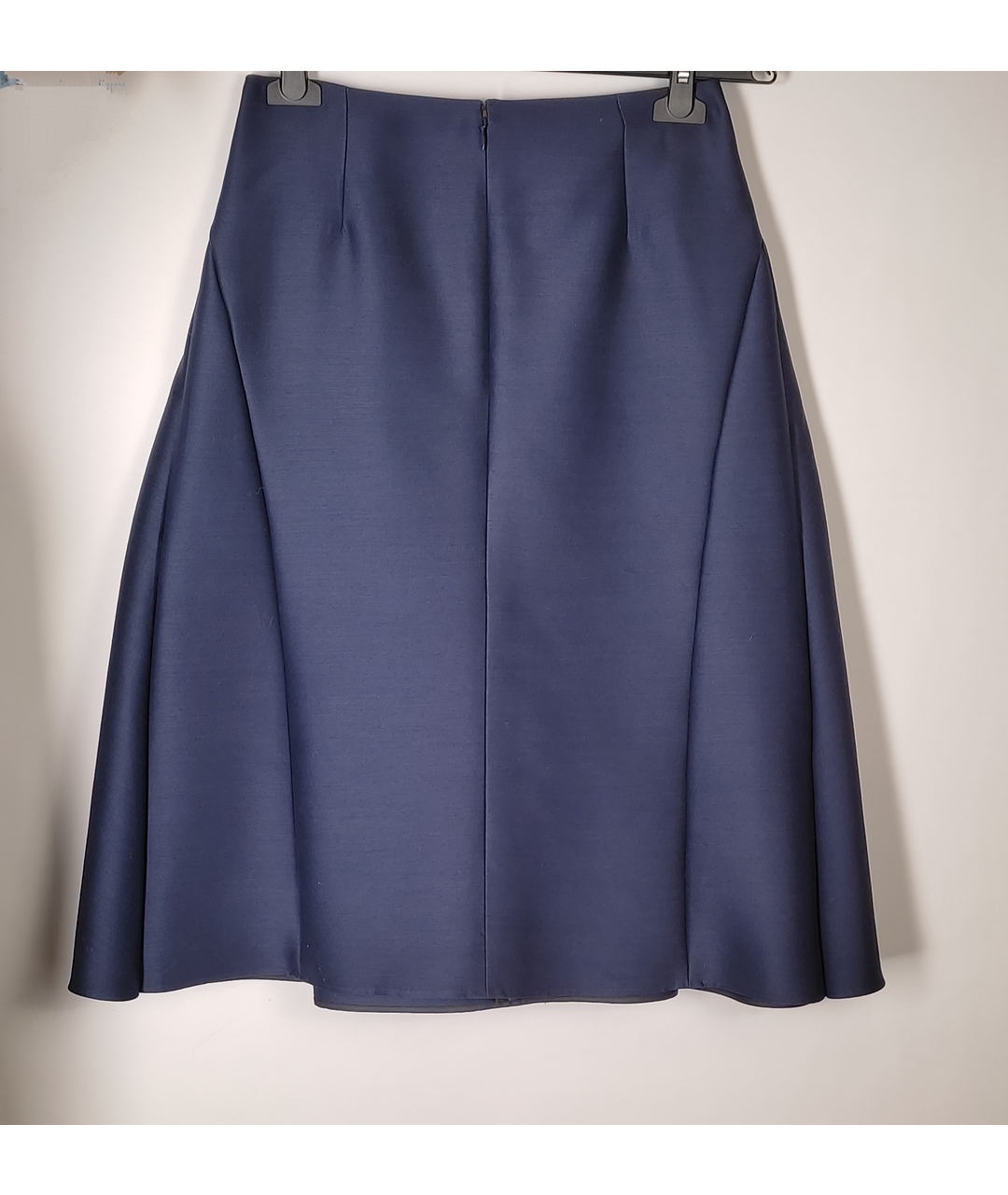 CELINE PRE-OWNED Синяя льняная юбка миди, фото 2