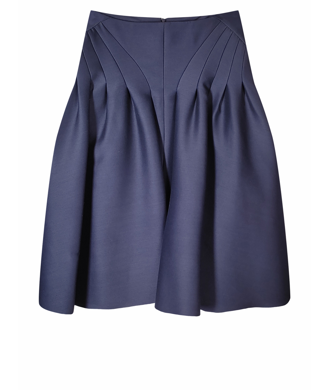 CELINE PRE-OWNED Синяя льняная юбка миди, фото 1
