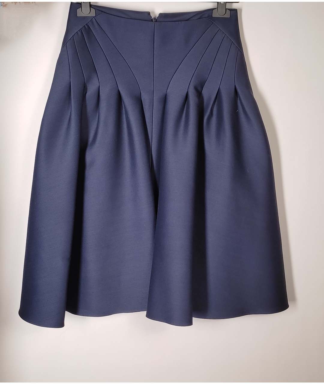 CELINE PRE-OWNED Синяя льняная юбка миди, фото 6