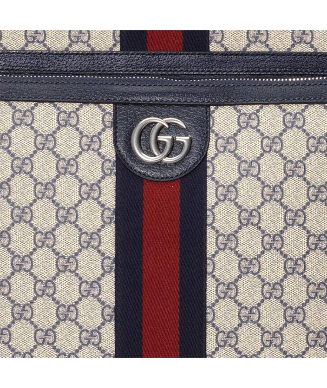 GUCCI Бежевый чемодан, фото 7