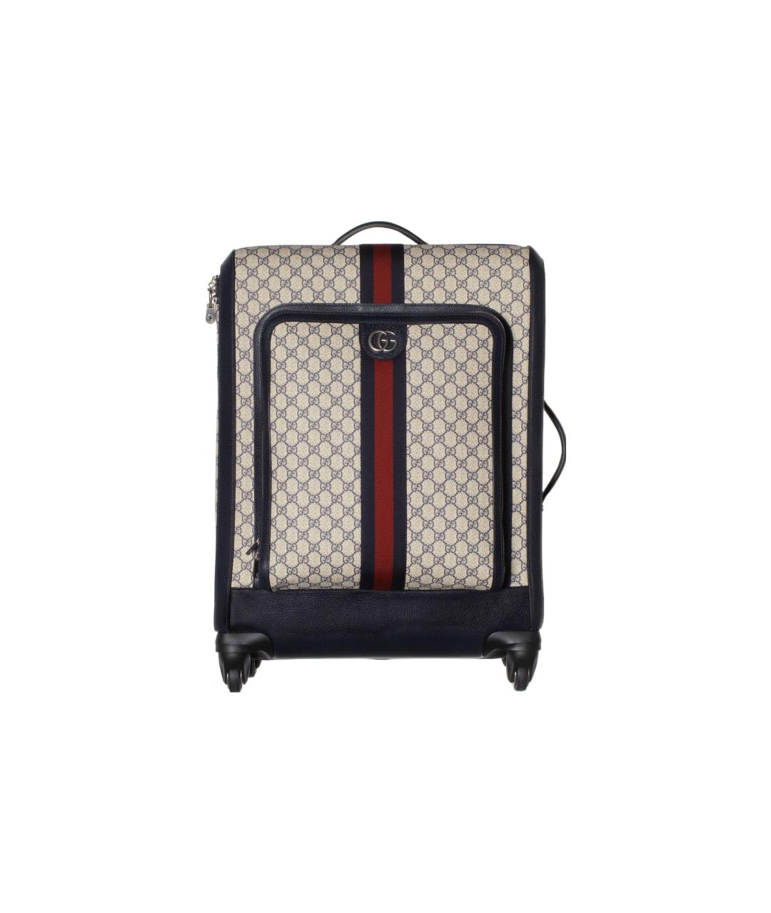 GUCCI Бежевый чемодан, фото 5