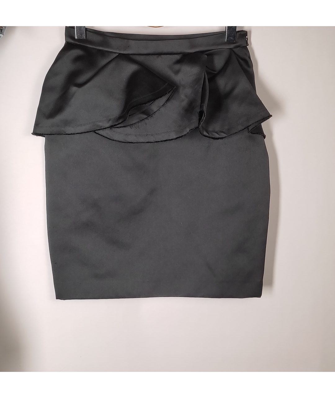 LANVIN Черная полиэстеровая юбка мини, фото 7