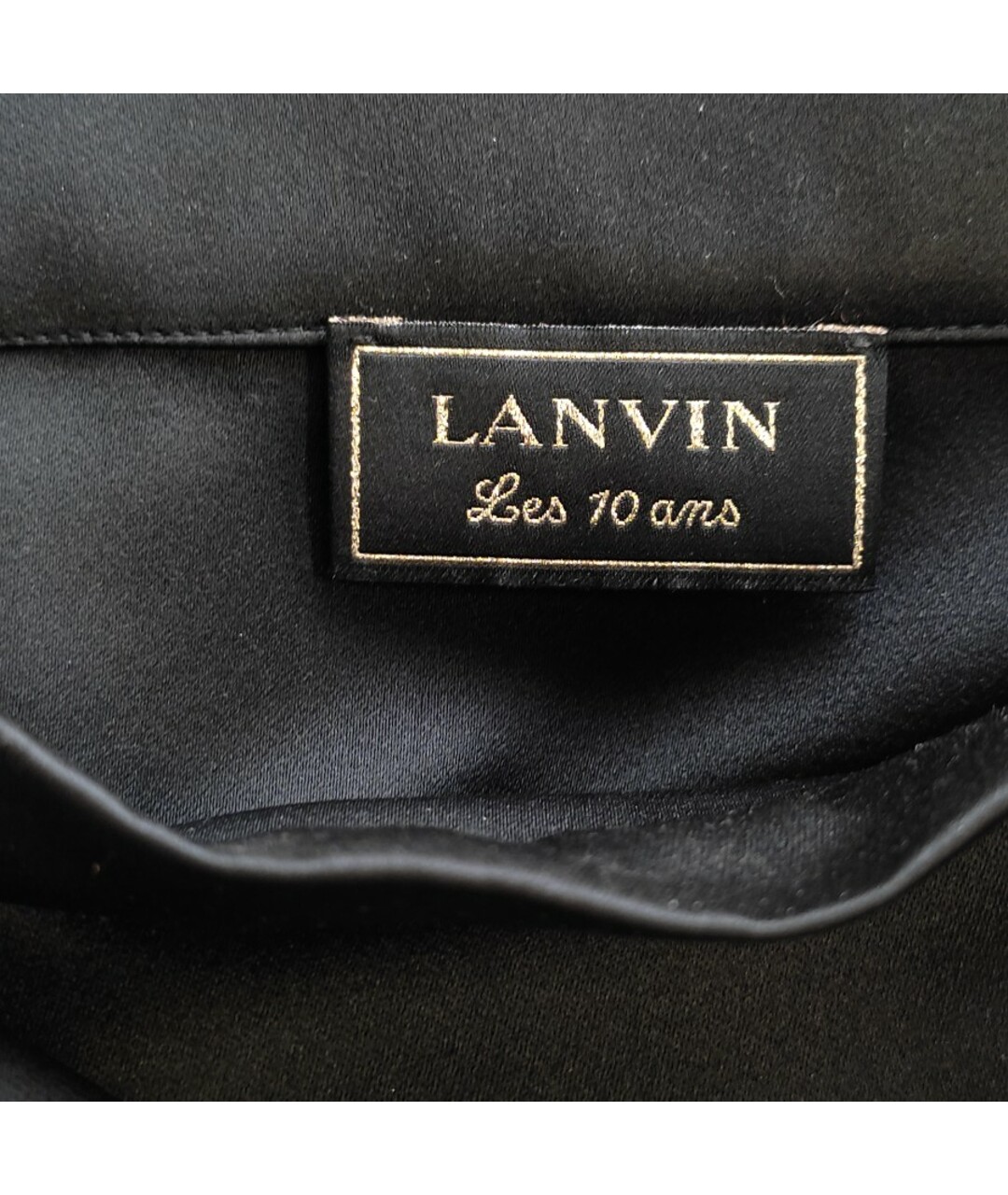 LANVIN Черная полиэстеровая юбка мини, фото 3