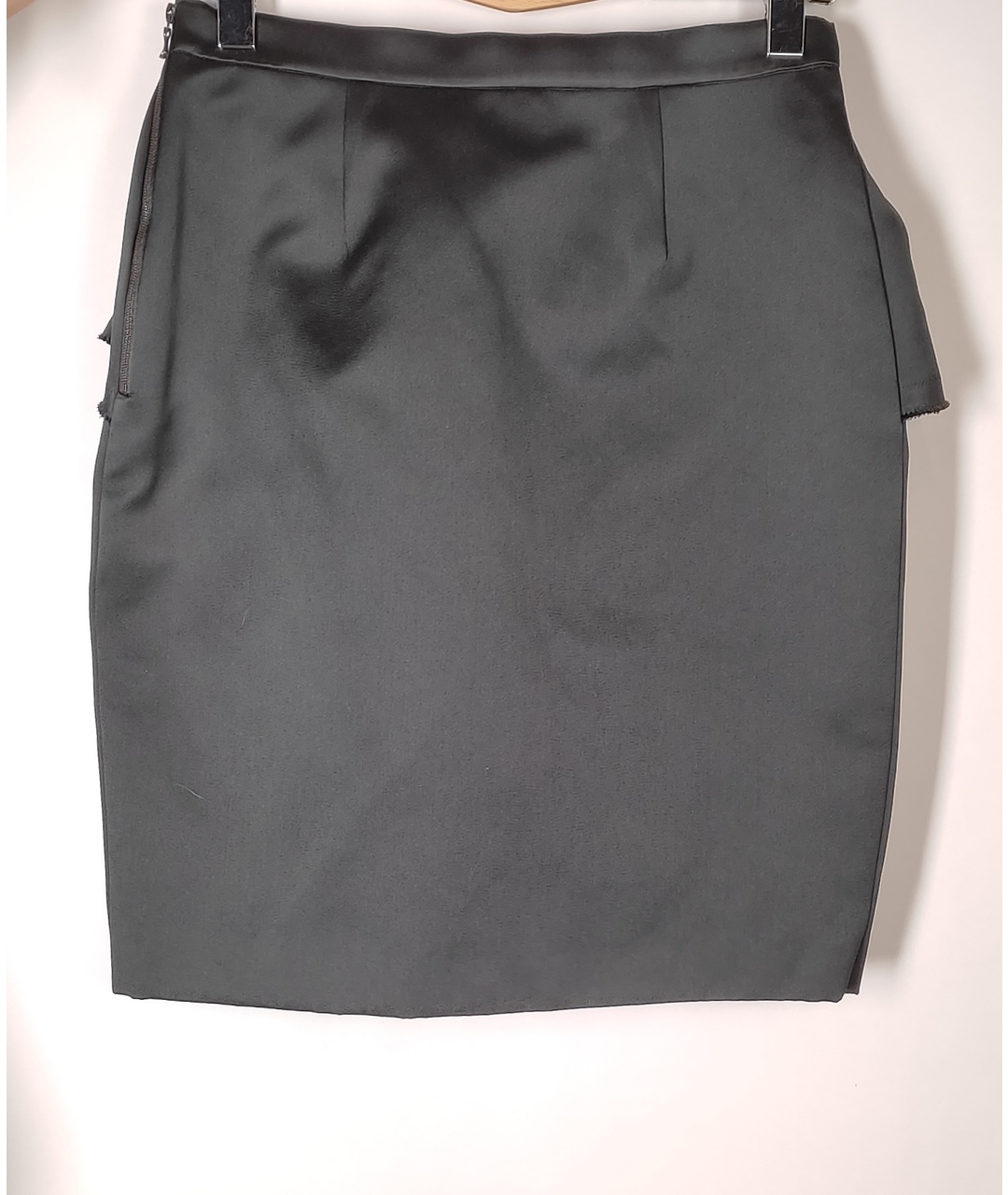 LANVIN Черная полиэстеровая юбка мини, фото 2