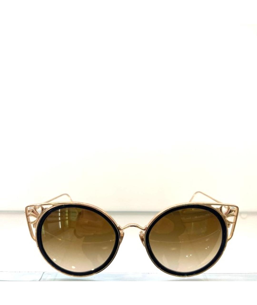 CHROME HEARTS Золотые солнцезащитные очки, фото 6