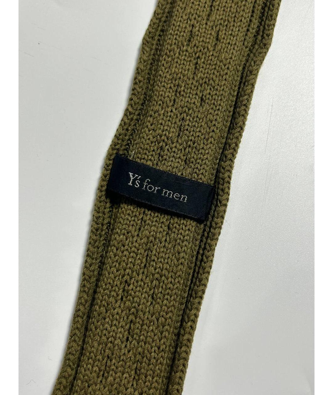 YOHJI YAMAMOTO Зеленый галстук, фото 3
