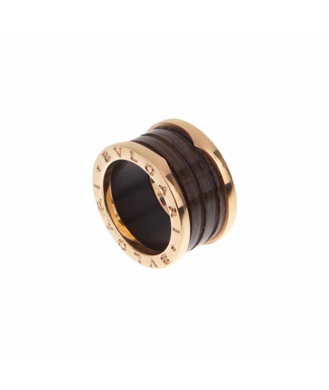 BVLGARI Коричневое кольцо из розового золота, фото 1