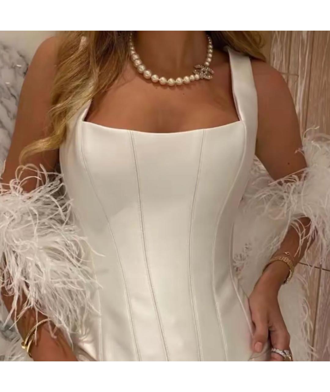 CHANEL Белое колье, фото 3