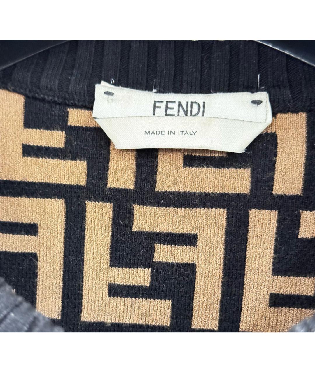 FENDI Вискозное повседневное платье, фото 4