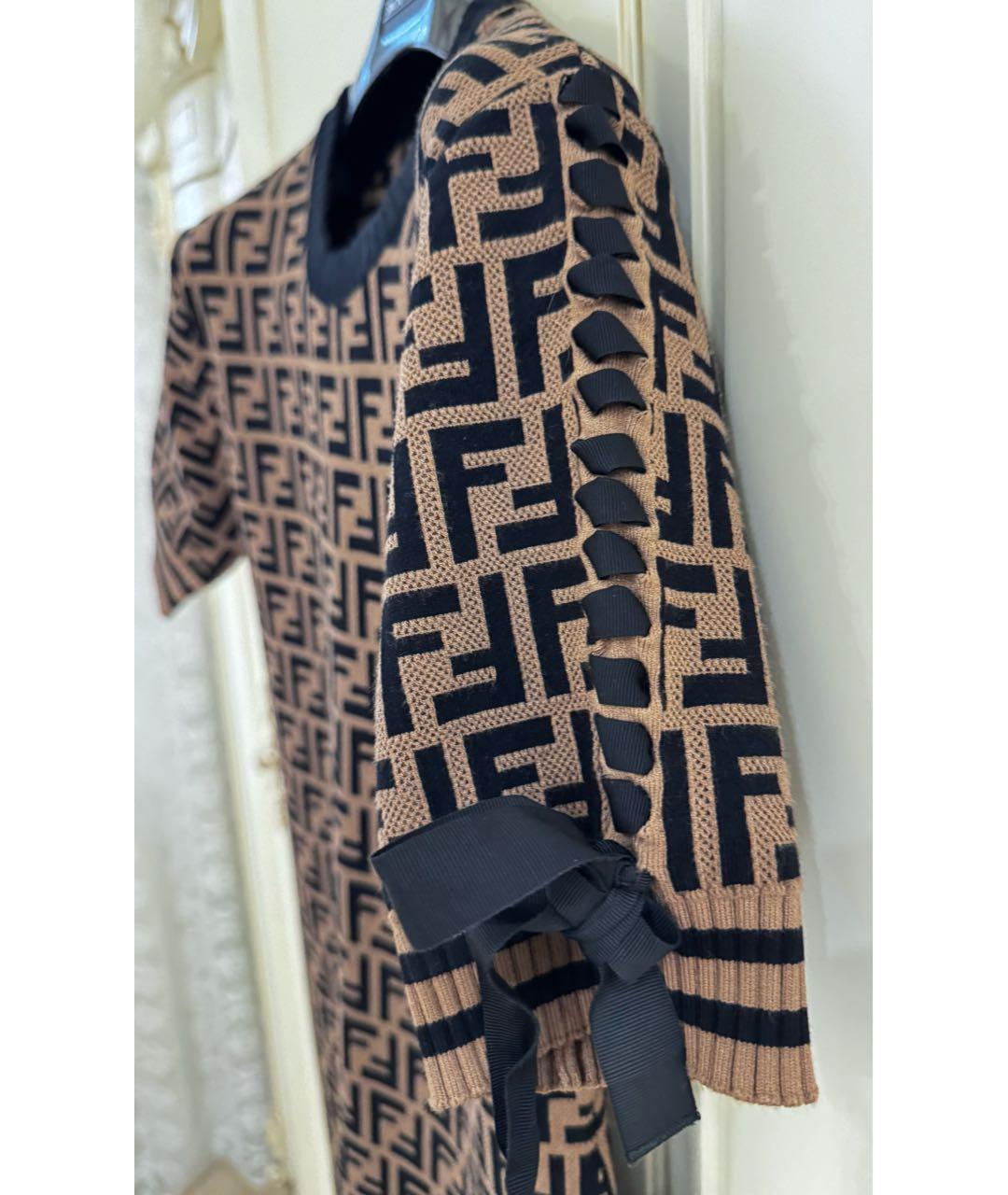 FENDI Вискозное повседневное платье, фото 2