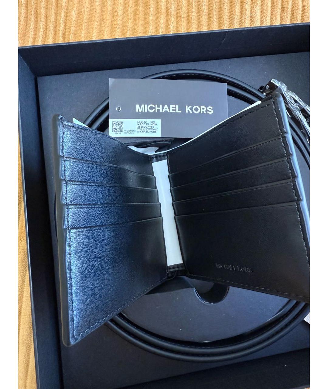 MICHAEL KORS Коричневый кожаный ремень, фото 8