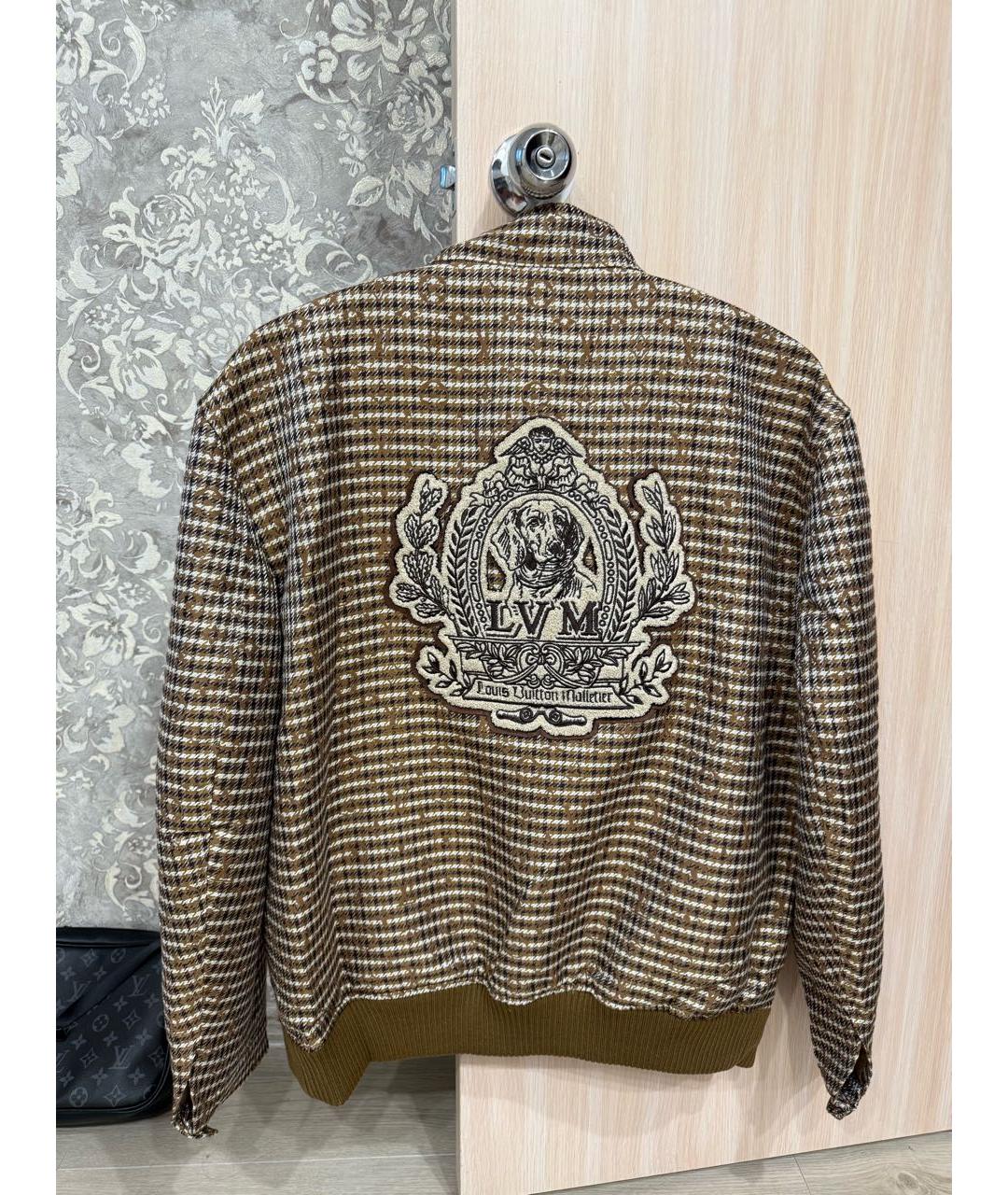 LOUIS VUITTON Бежевая шерстяная куртка, фото 2