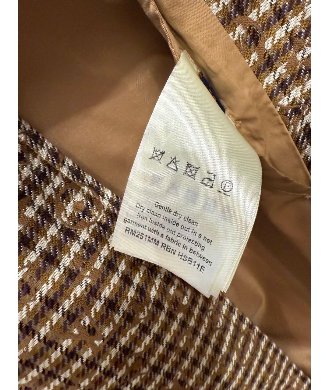 LOUIS VUITTON Бежевая шерстяная куртка, фото 5