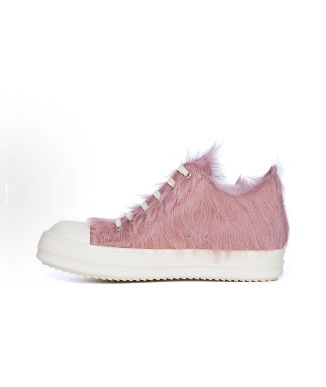 RICK OWENS Розовые кеды, фото 5