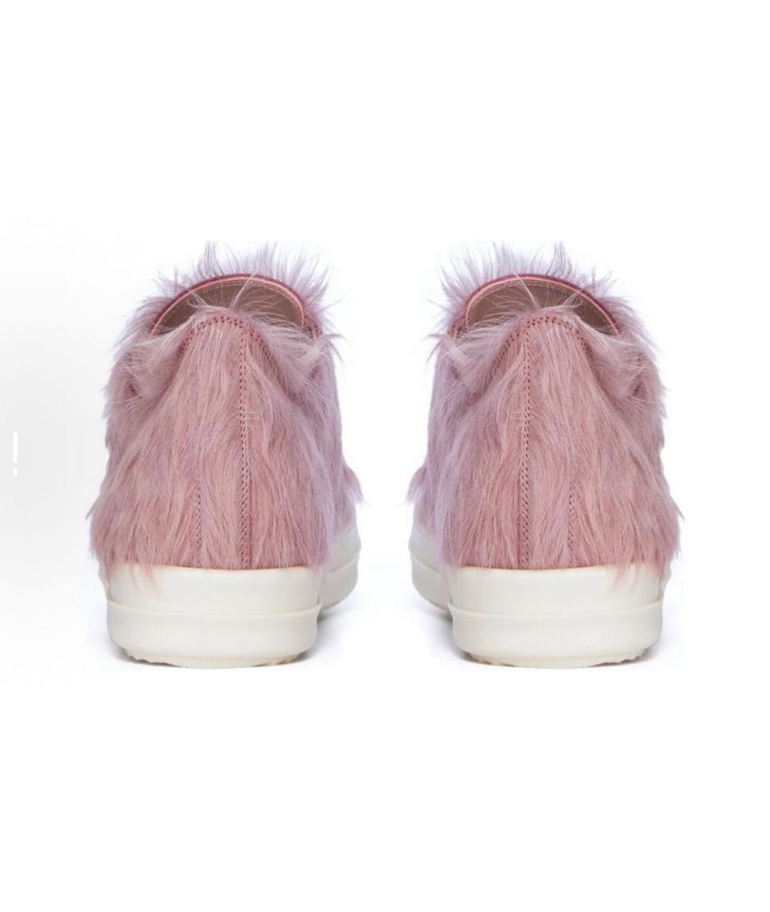 RICK OWENS Розовые кеды, фото 4