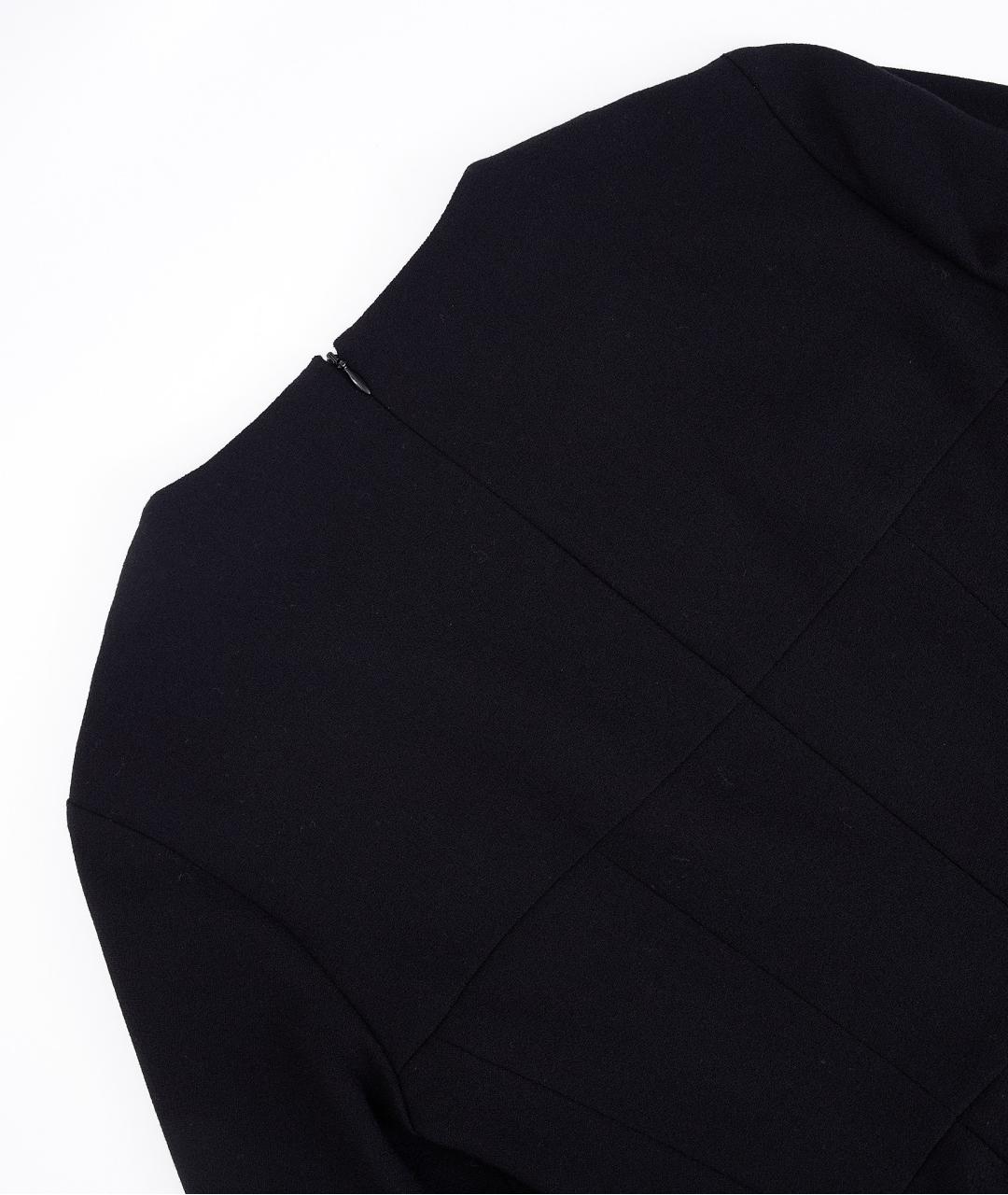 SAINT LAURENT Черное шерстяное платье, фото 6