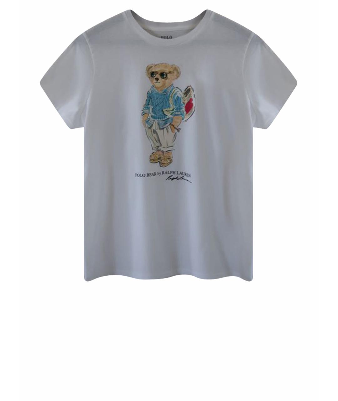 POLO RALPH LAUREN Белый хлопковый детская футболка / топ, фото 1