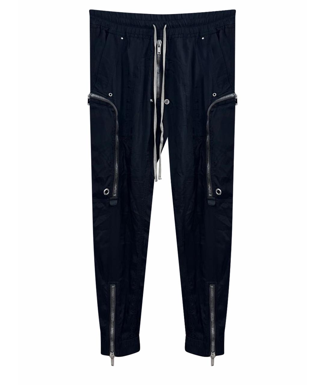 RICK OWENS Черные повседневные брюки, фото 1
