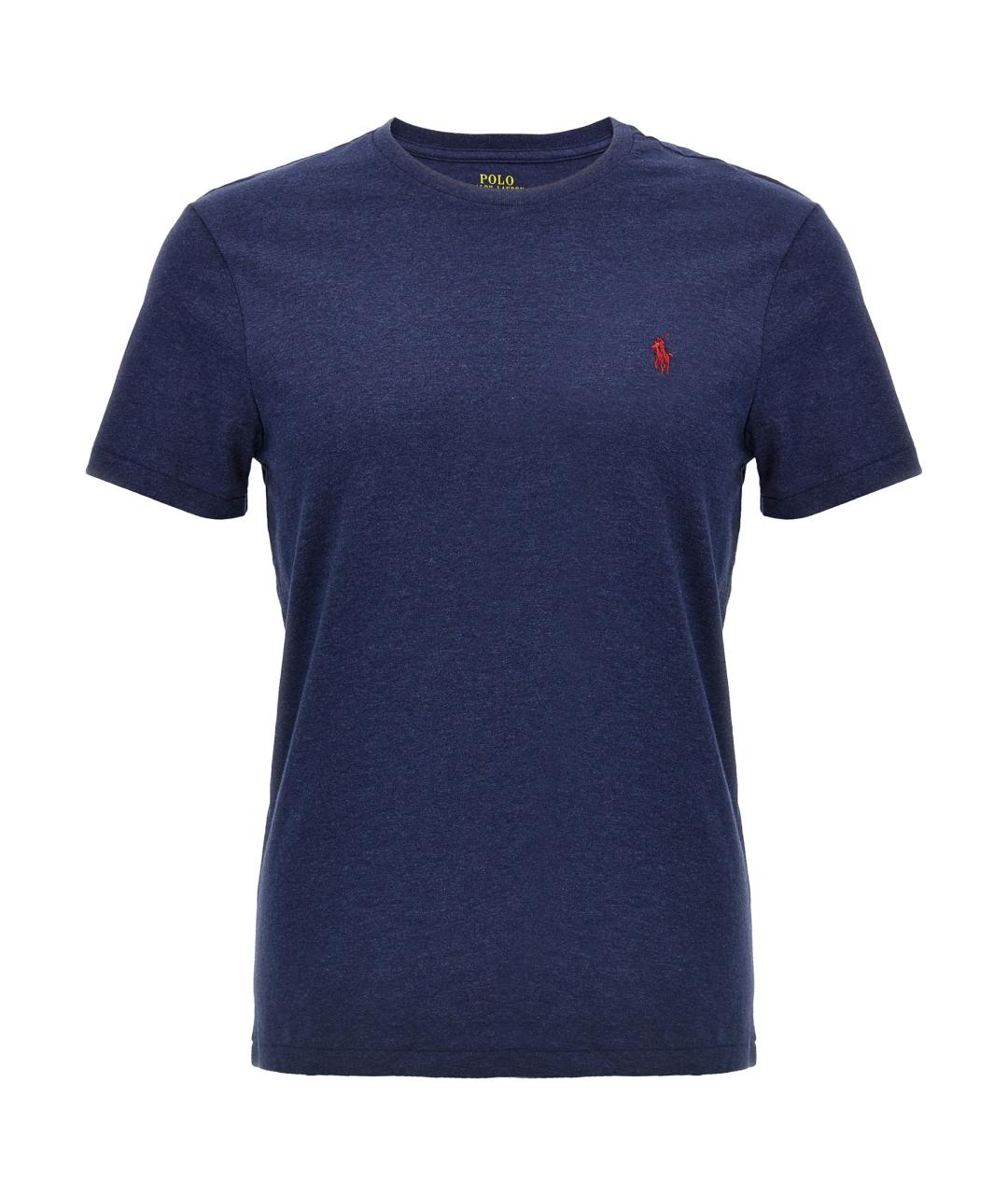 POLO RALPH LAUREN Синяя хлопковая футболка, фото 1
