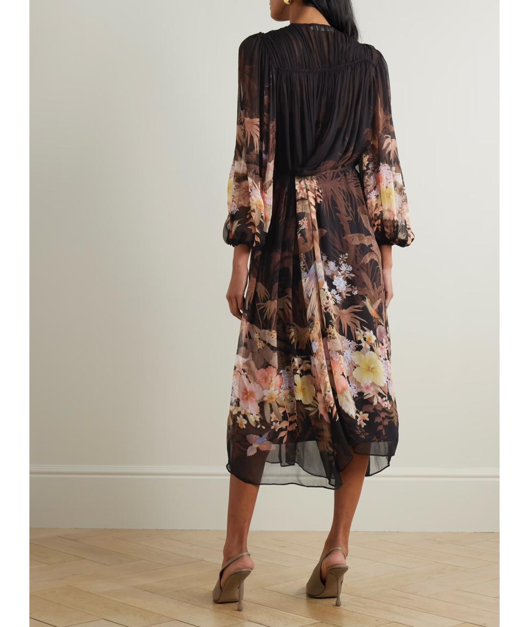 ZIMMERMANN Черное коктейльное платье, фото 3