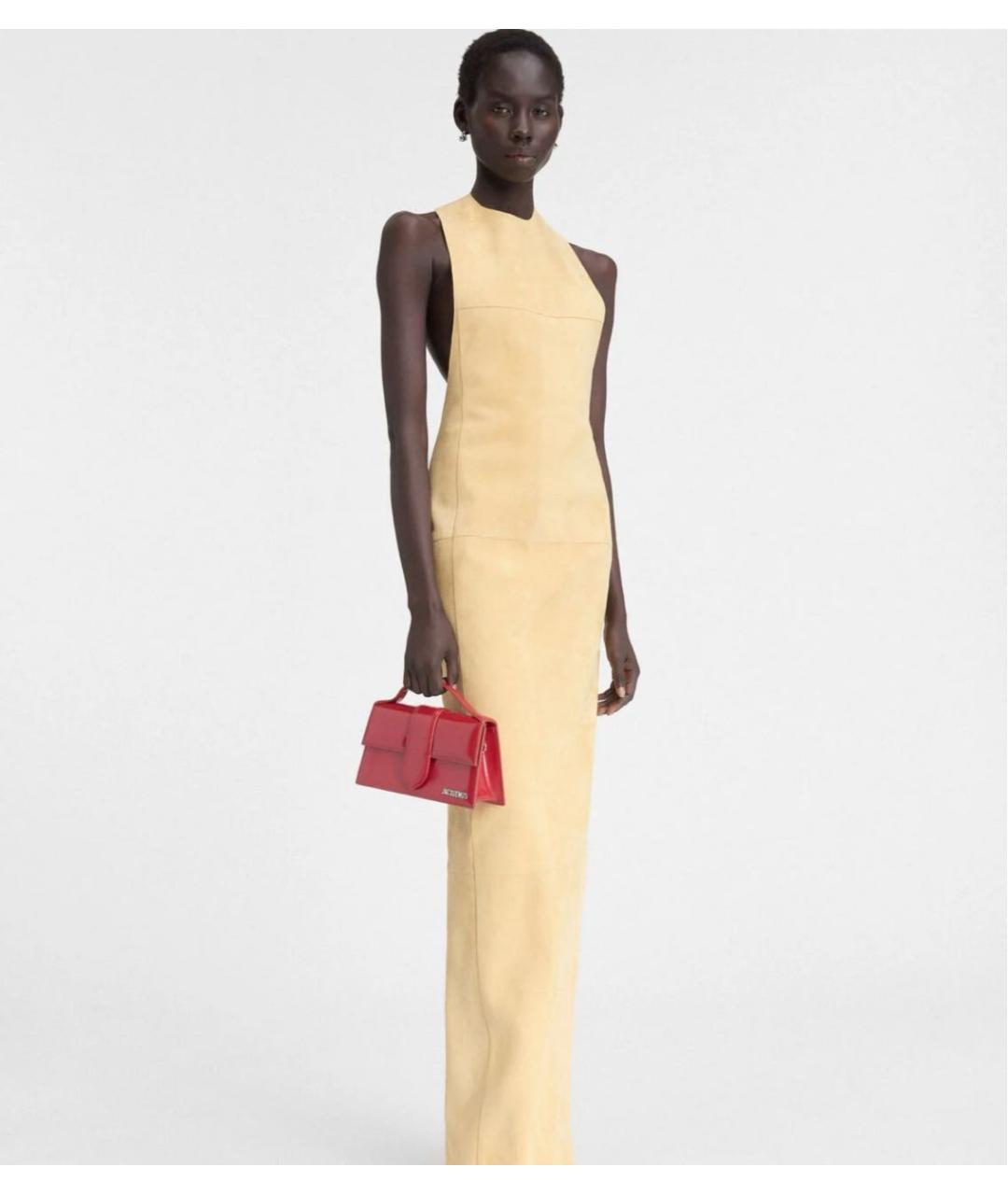 JACQUEMUS Красная сумка через плечо из лакированной кожи, фото 6