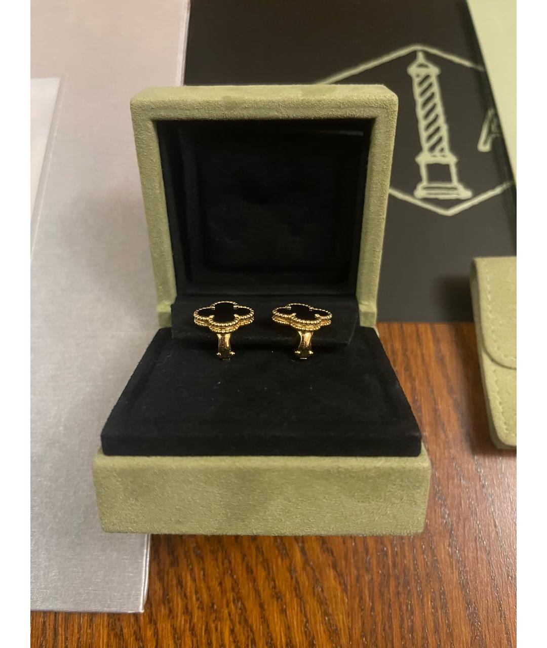VAN CLEEF & ARPELS Золотые серьги из желтого золота, фото 4