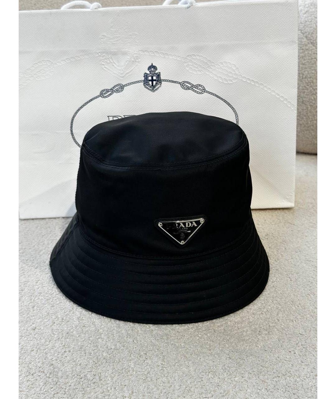 PRADA Черная панама, фото 3