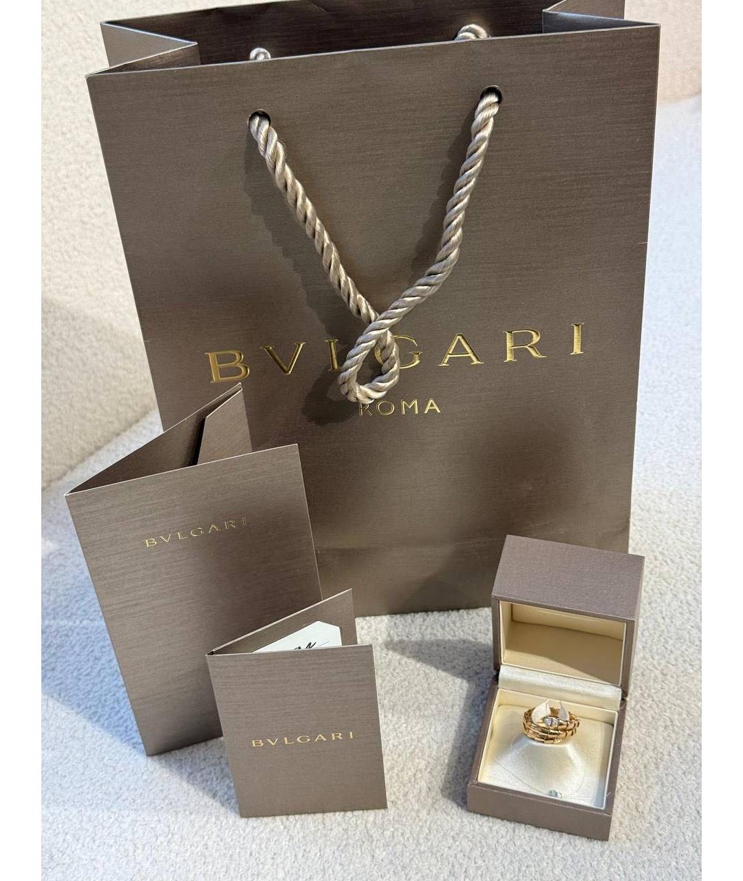 BVLGARI Золотое кольцо из желтого золота, фото 3