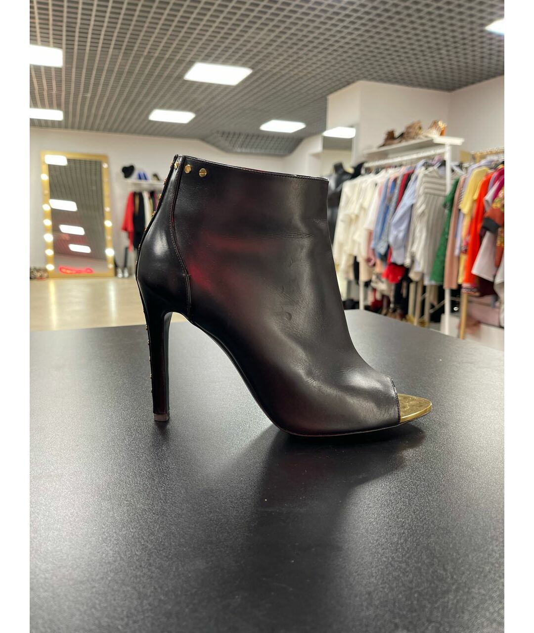 TOM FORD Черные кожаные ботильоны, фото 5