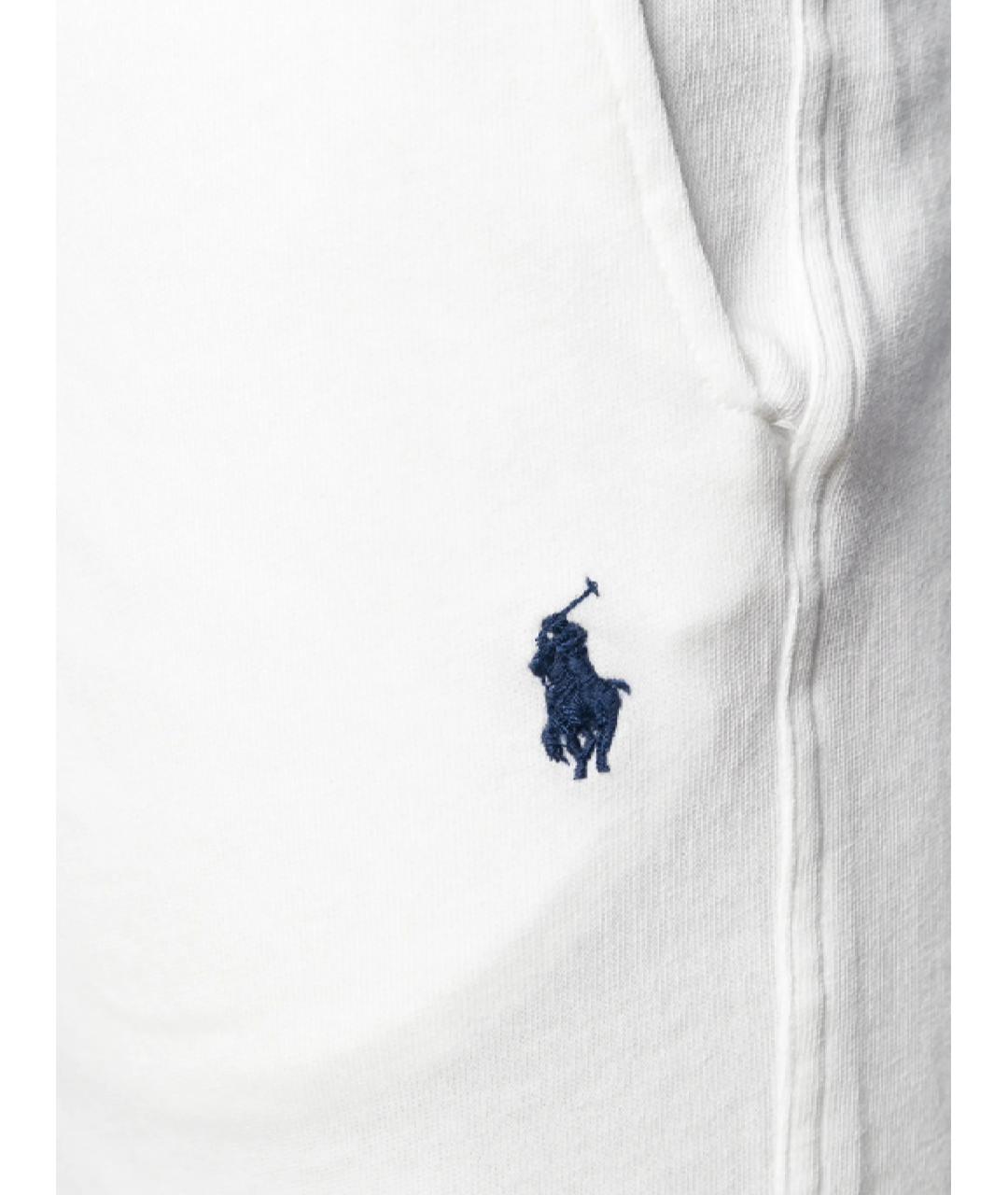 POLO RALPH LAUREN Белые хлопковые шорты, фото 2