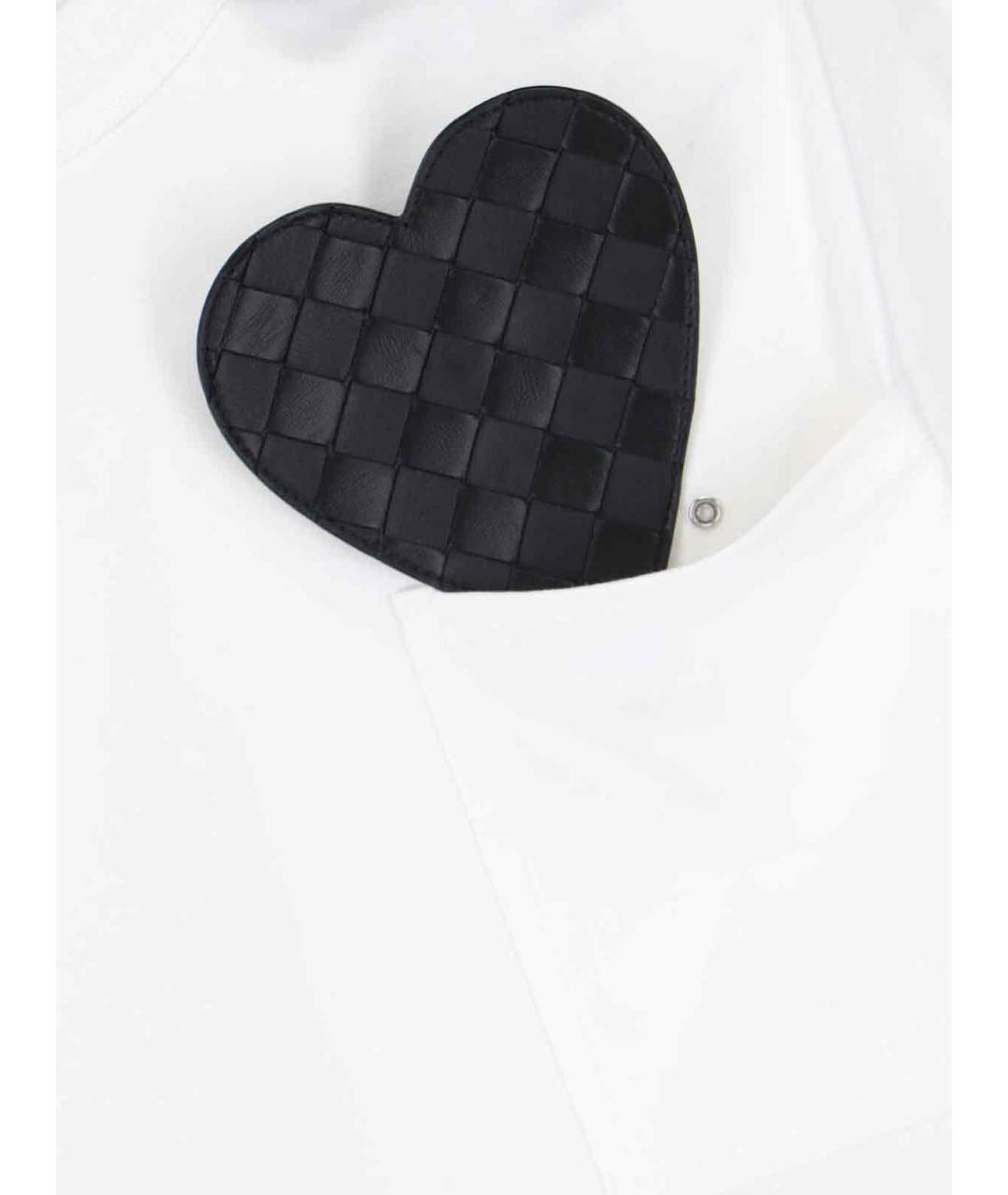 BOTTEGA VENETA Белая хлопковая футболка, фото 3