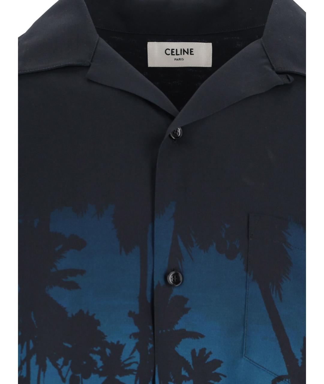 CELINE Черная кэжуал рубашка, фото 4