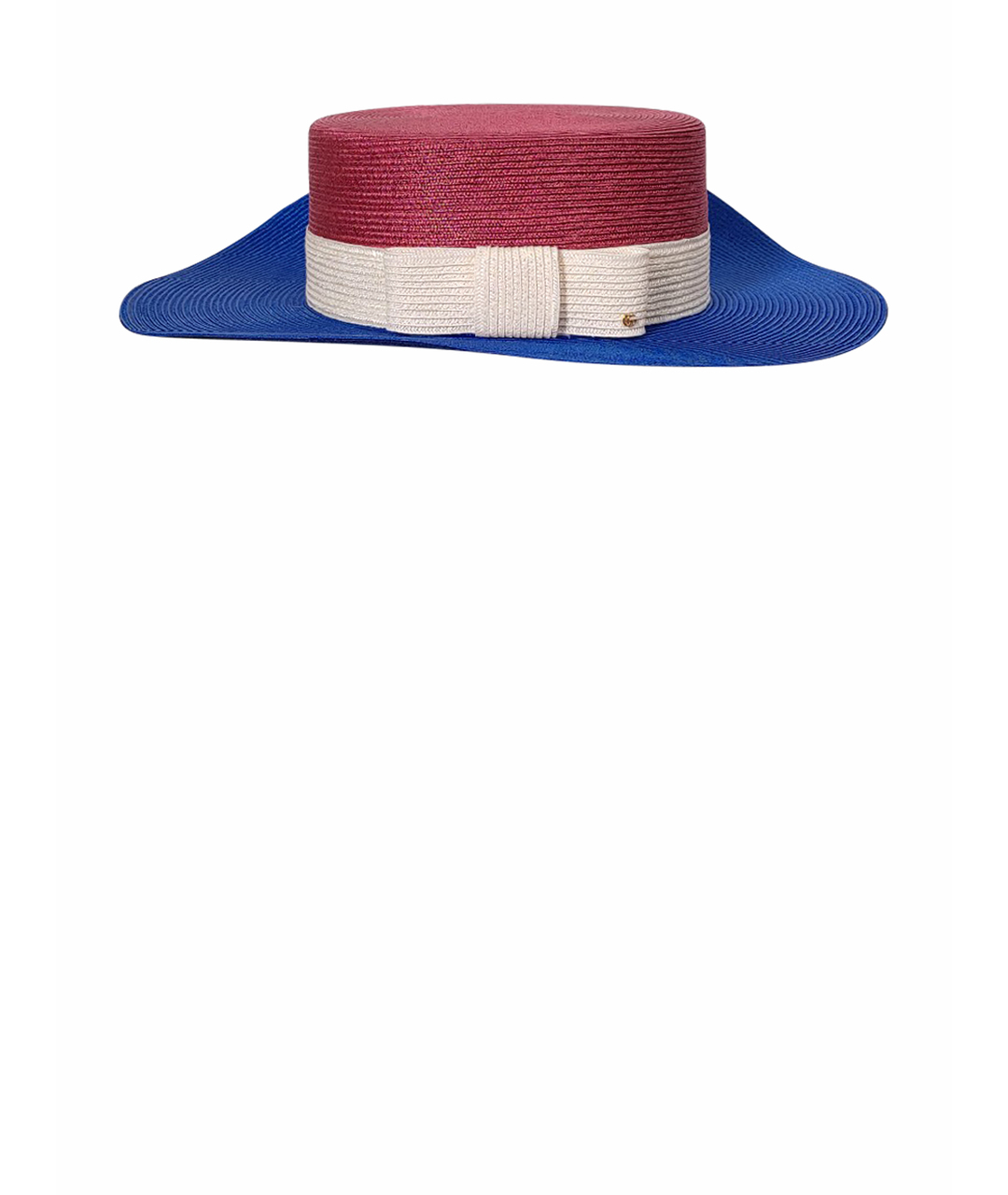 GUCCI Синяя соломенная шляпа, фото 1
