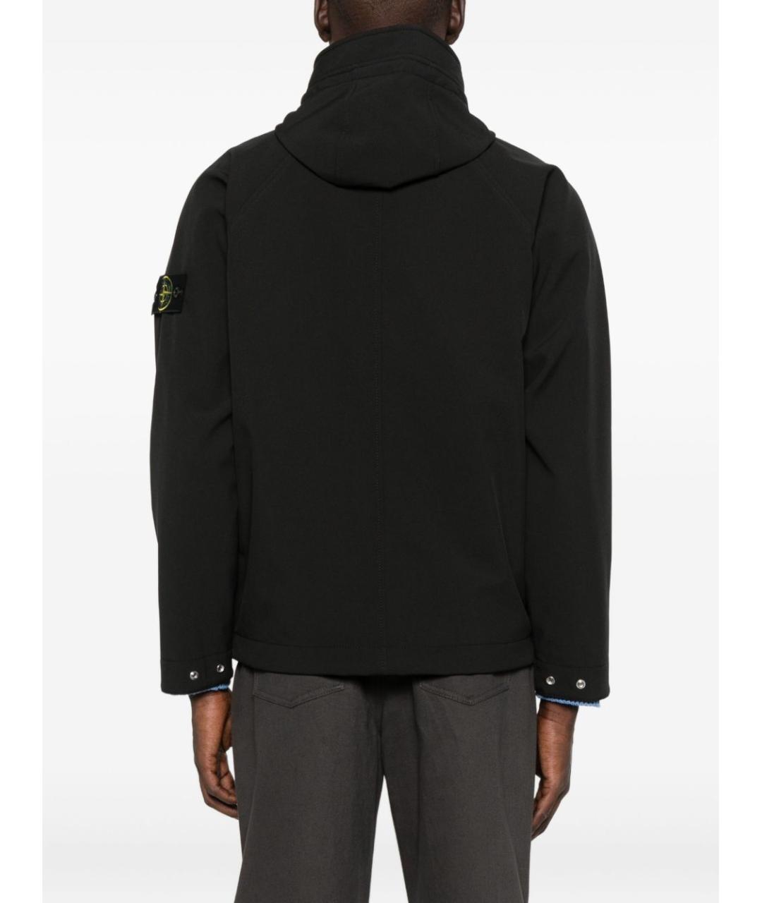 STONE ISLAND Черная куртка, фото 4