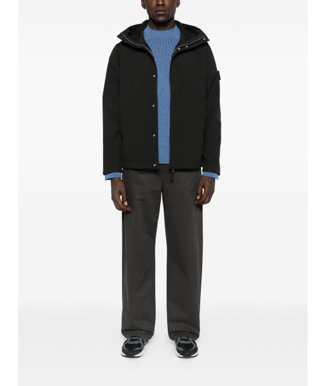 STONE ISLAND Черная куртка, фото 2