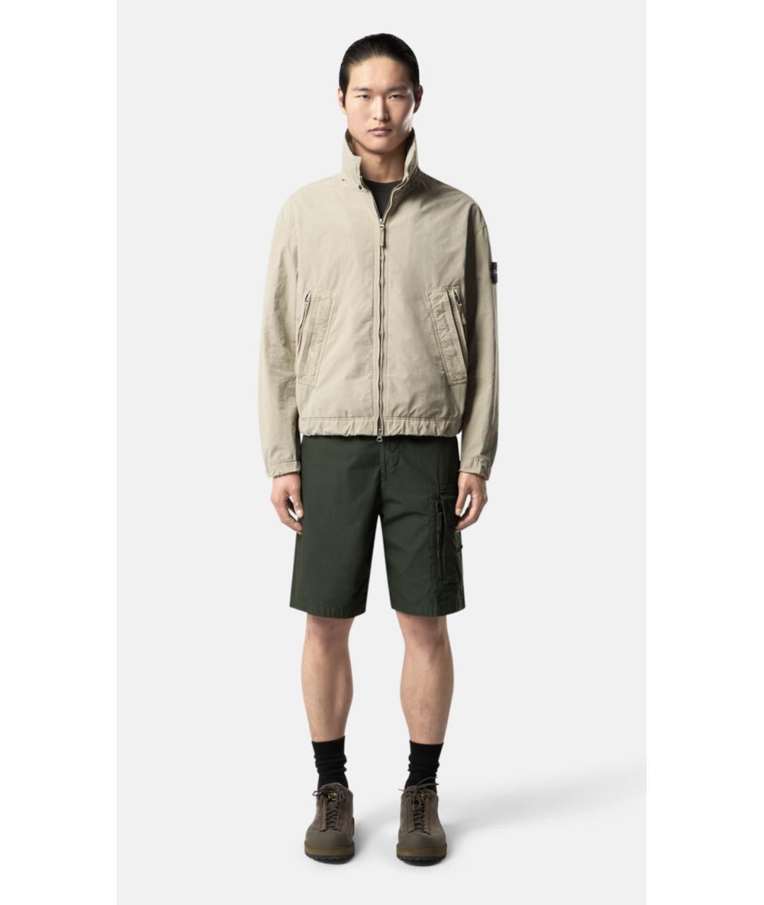STONE ISLAND Бежевая куртка, фото 2
