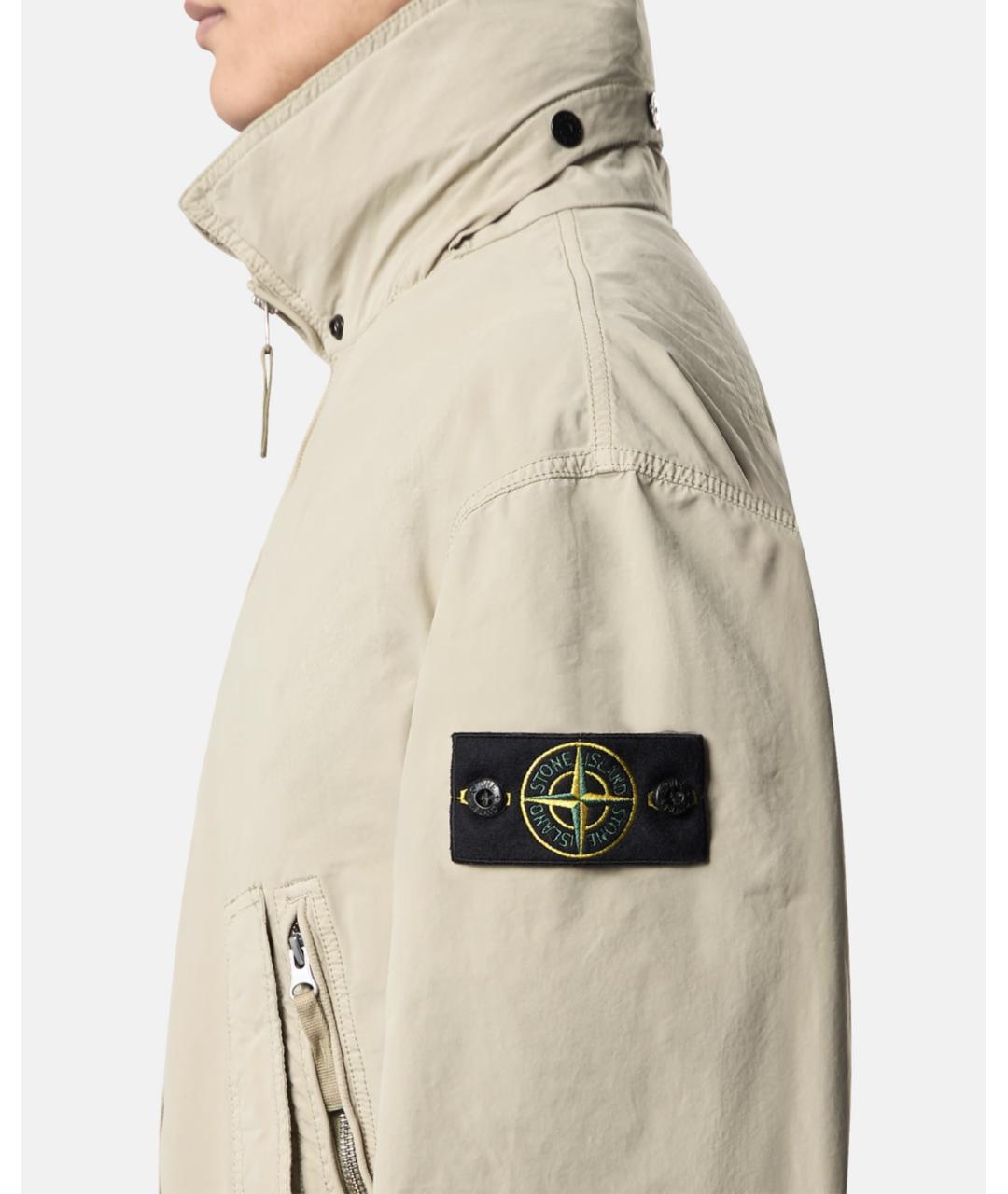 STONE ISLAND Бежевая куртка, фото 3