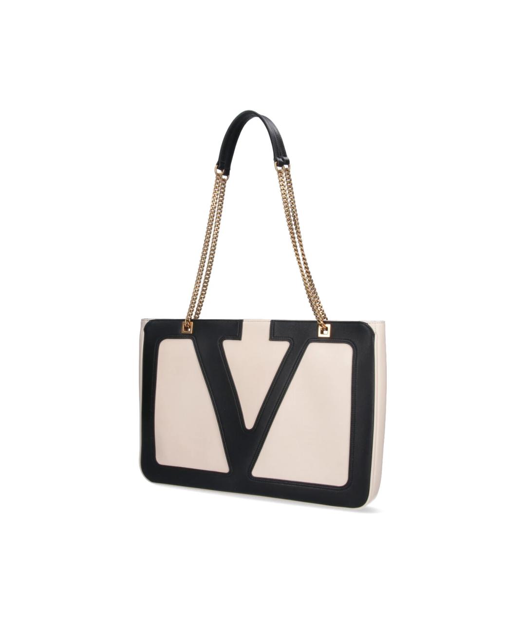 VALENTINO Белая кожаная сумка через плечо, фото 3