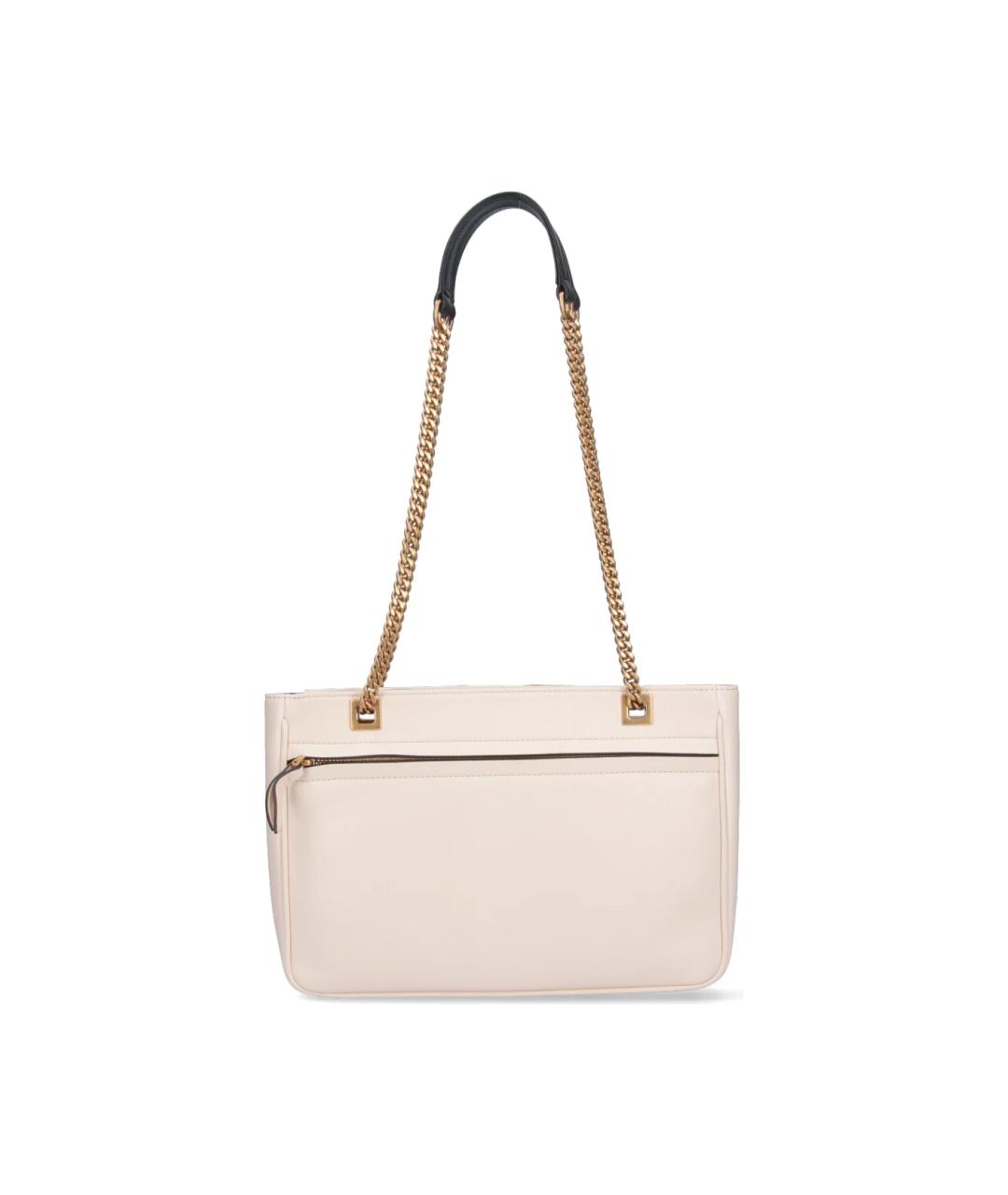 VALENTINO Белая кожаная сумка через плечо, фото 2