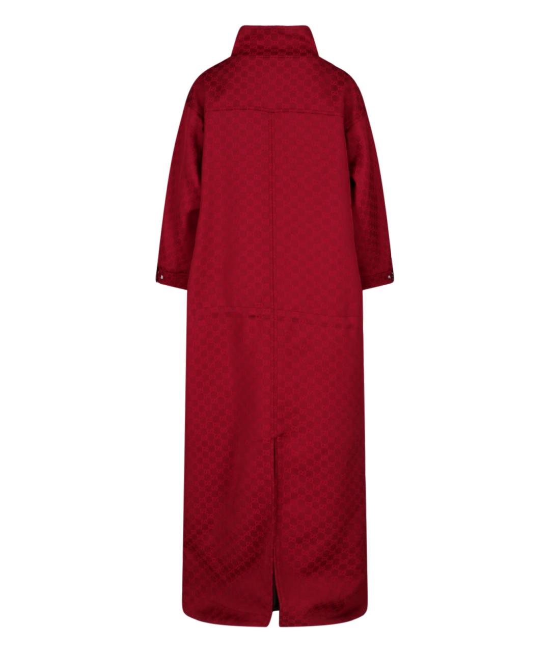 GUCCI Красное вискозное пальто, фото 2