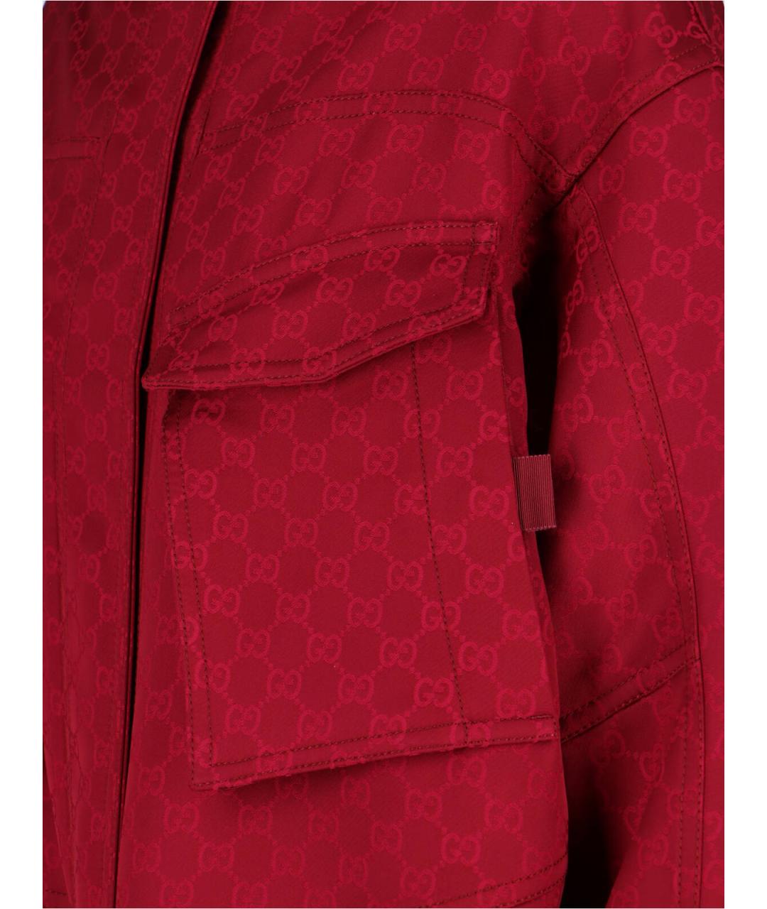 GUCCI Красное вискозное пальто, фото 4