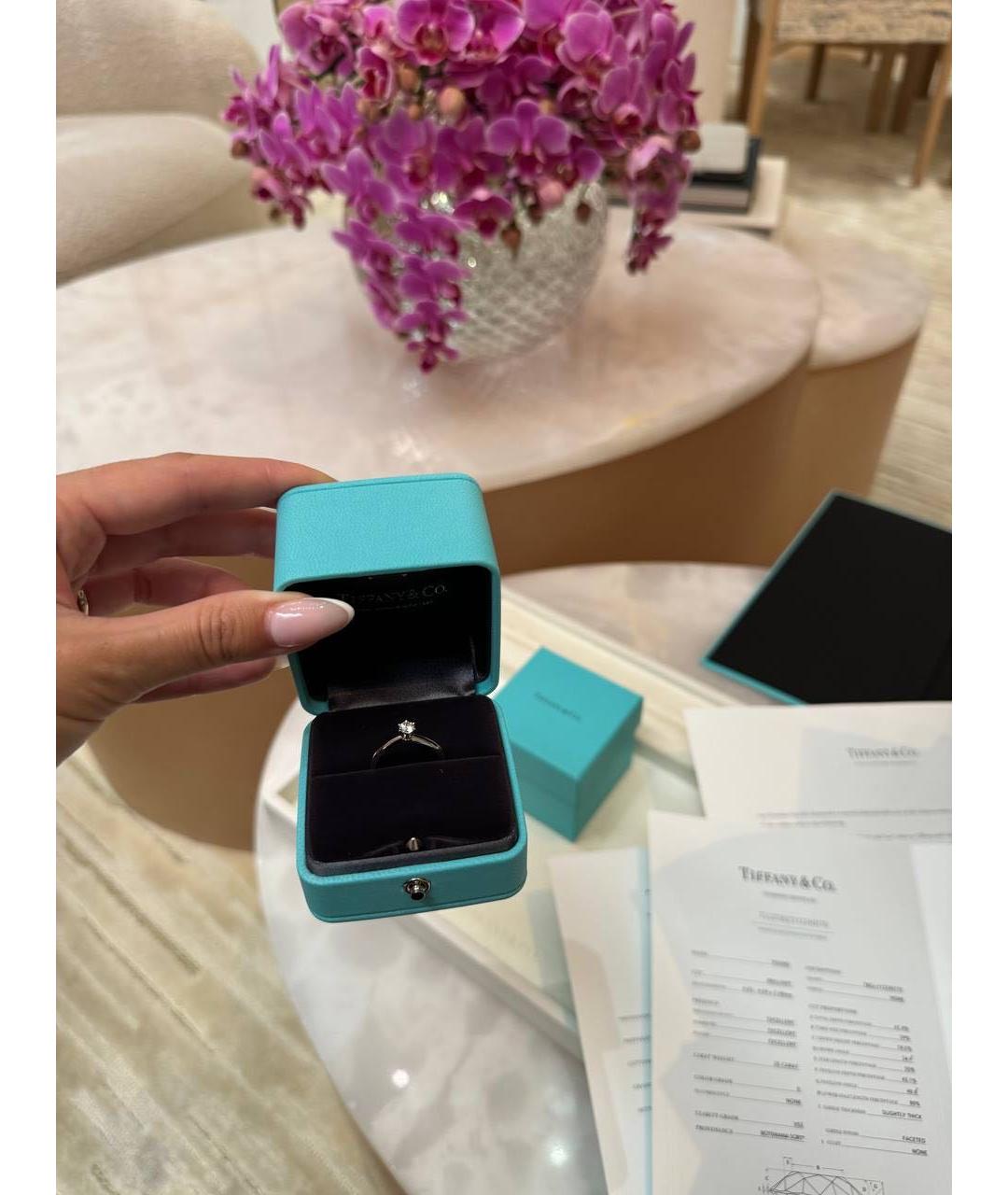 TIFFANY&CO Белое кольцо из белого золота, фото 6