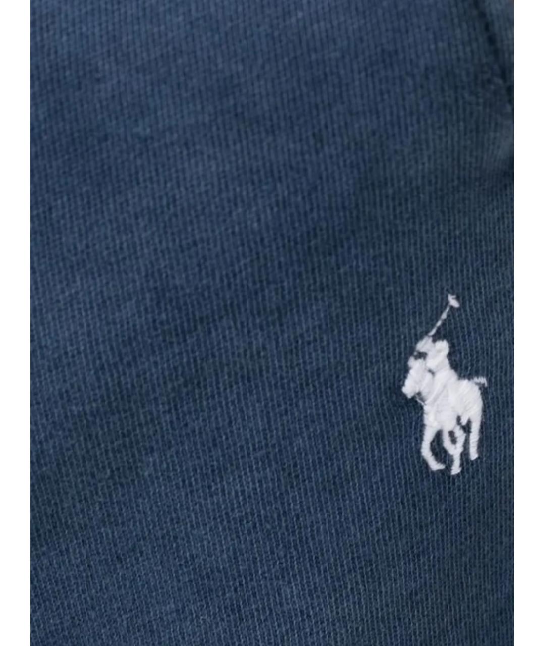 POLO RALPH LAUREN Синие хлопковые шорты, фото 2