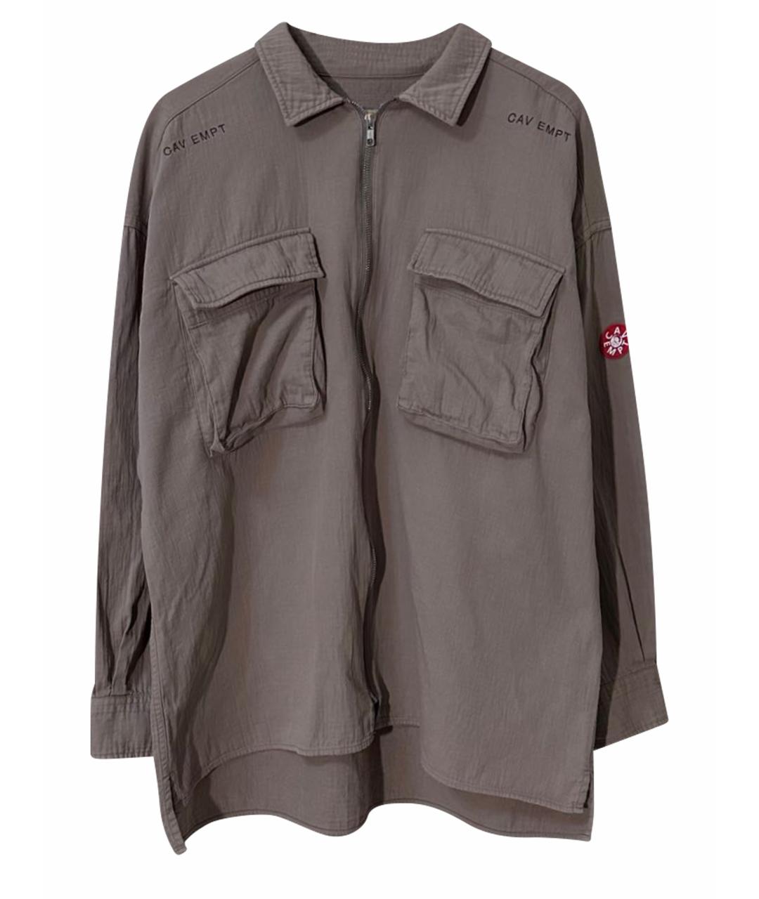 CAV EMPT Бежевая хлопковая кэжуал рубашка, фото 1