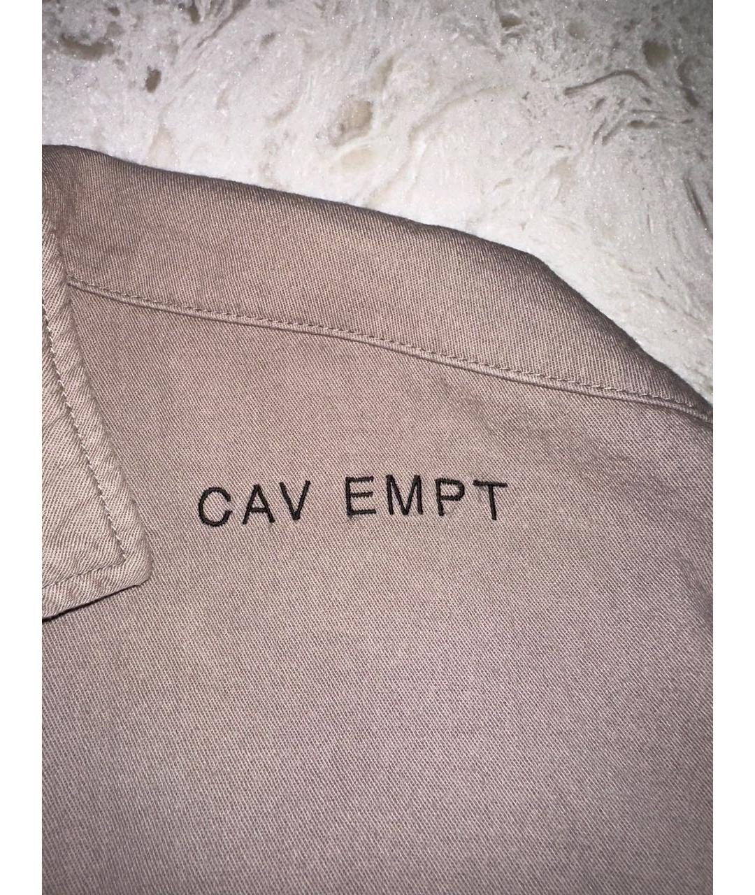 CAV EMPT Бежевая хлопковая кэжуал рубашка, фото 3
