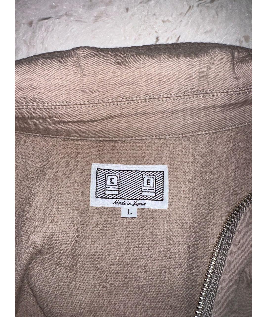CAV EMPT Бежевая хлопковая кэжуал рубашка, фото 2