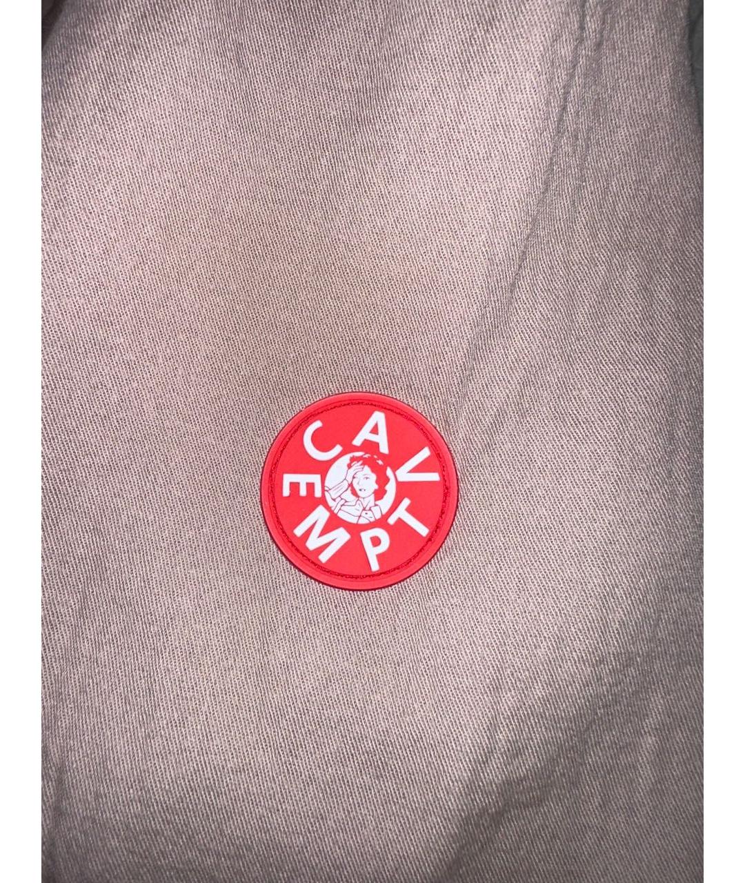 CAV EMPT Бежевая хлопковая кэжуал рубашка, фото 6