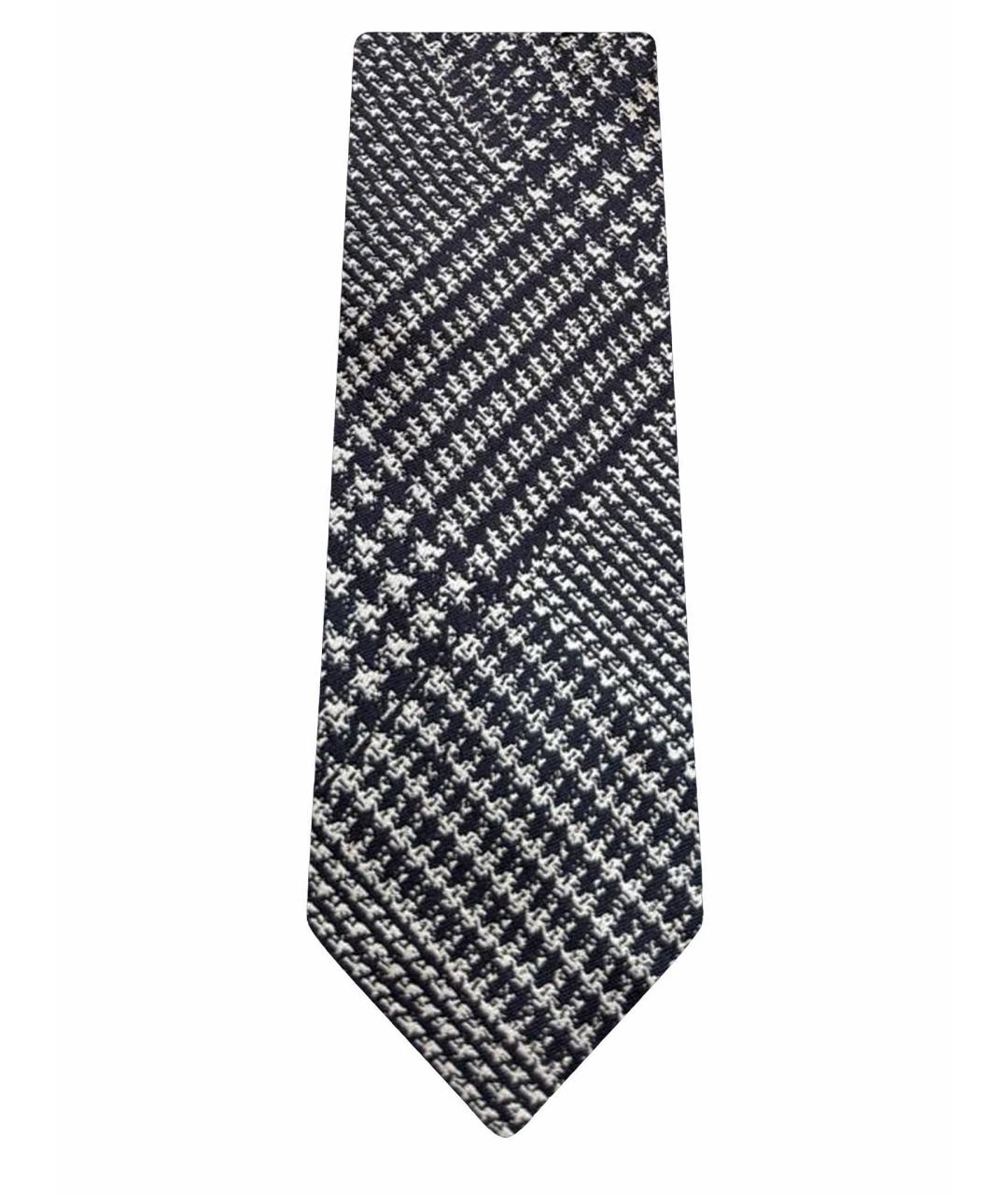 TOM FORD Серый шелковый галстук, фото 1