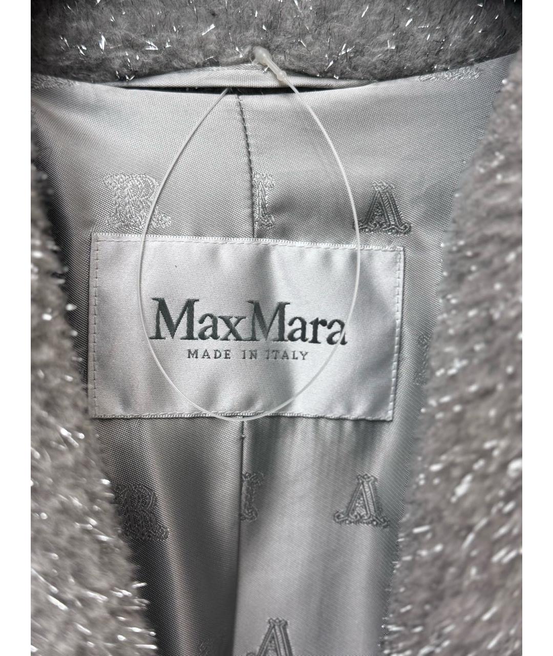 'S MAX MARA Серое шерстяное пальто, фото 2