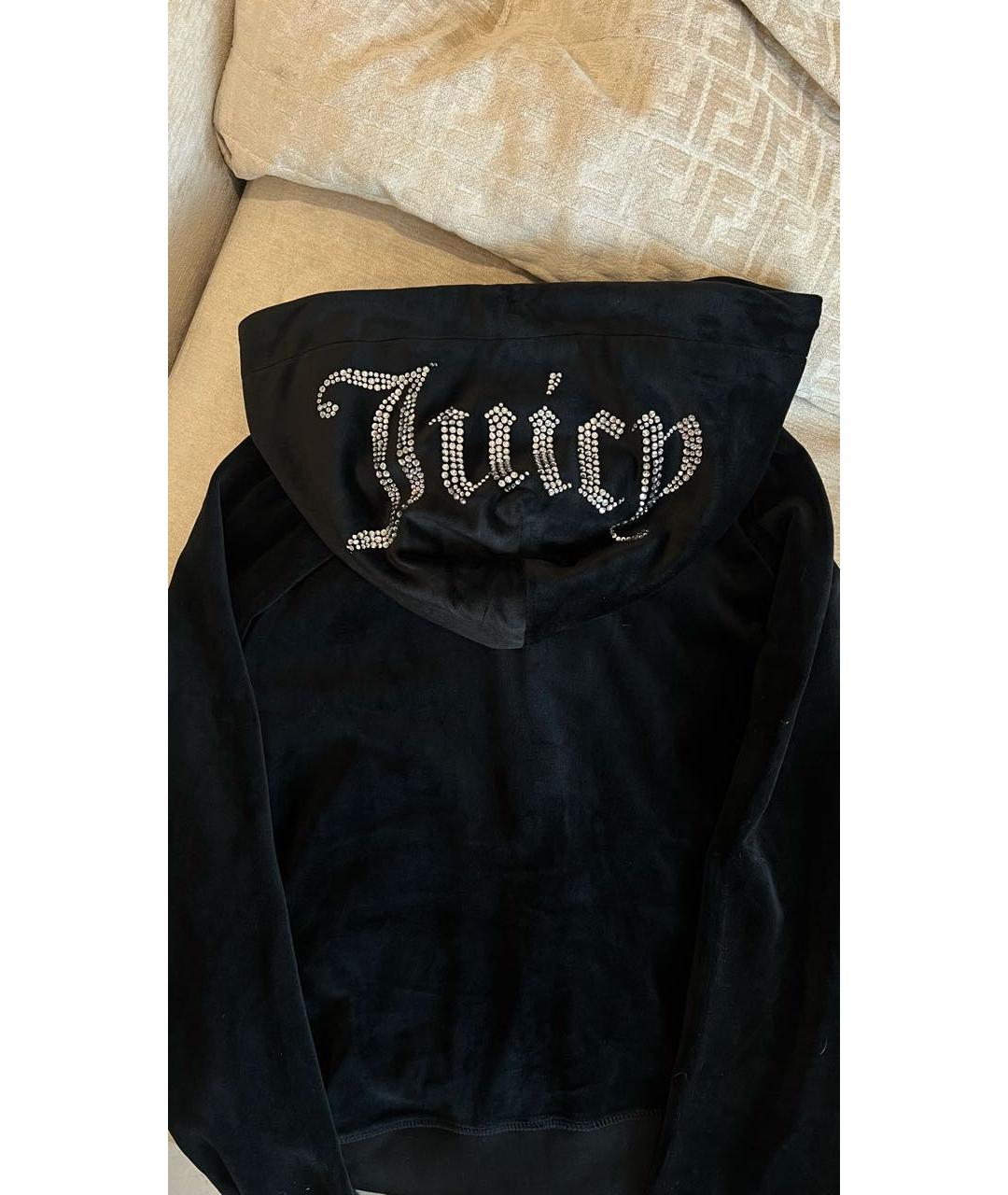 JUICY COUTURE Черный велюровый спортивные костюмы, фото 3